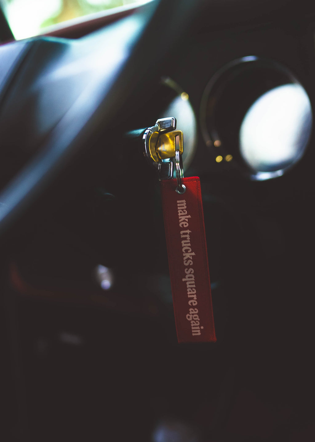 Make Trucks Square Again Keychain