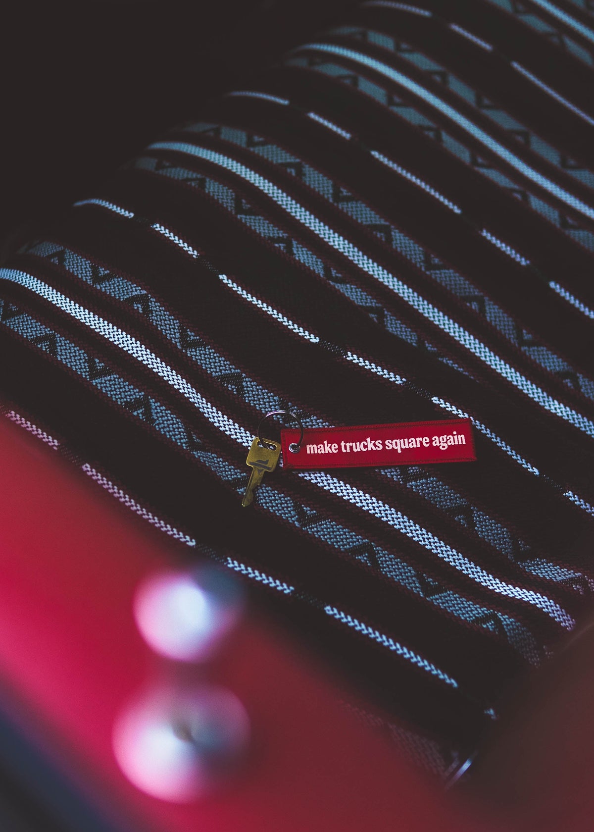 Make Trucks Square Again Keychain