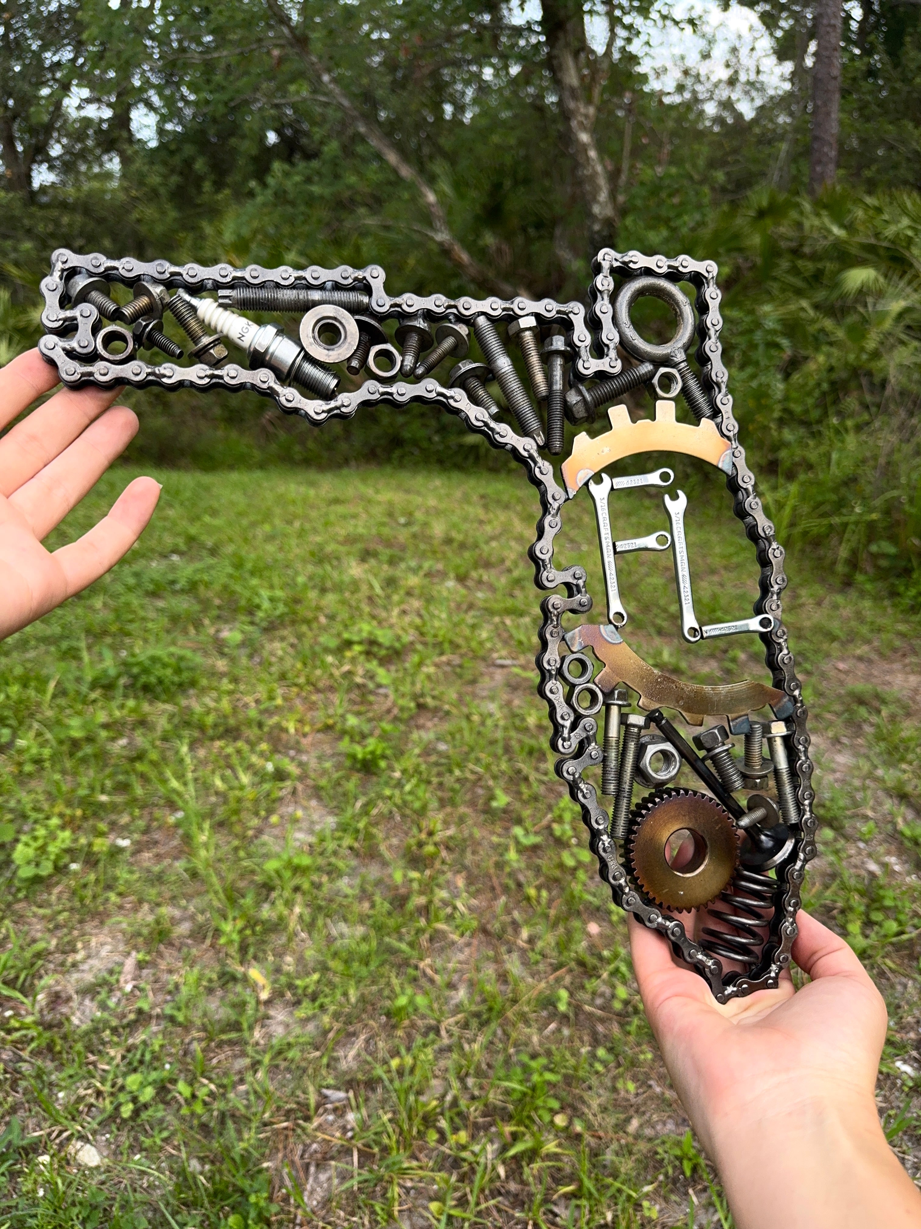 Florida Spare Parts Metal Wall Art – Unique Car Decor