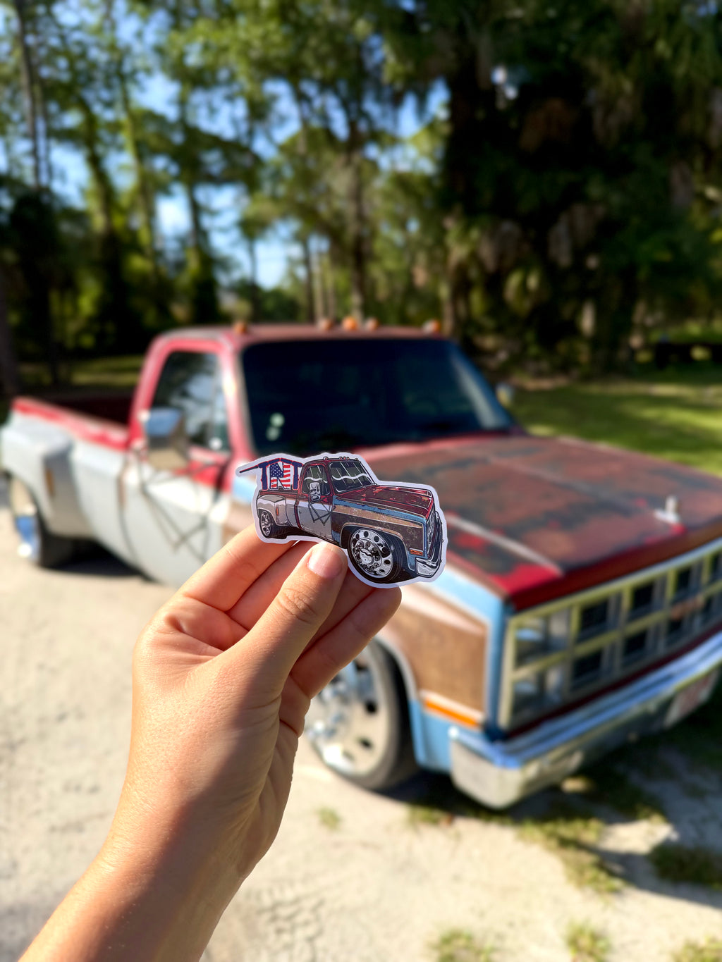 Squarebody Sticker